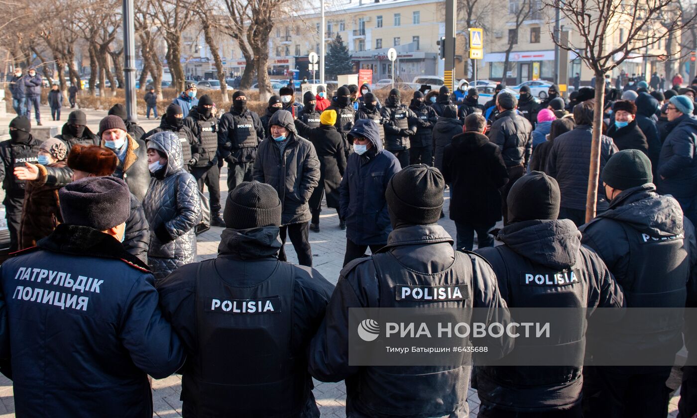 Протесты в Казахстане