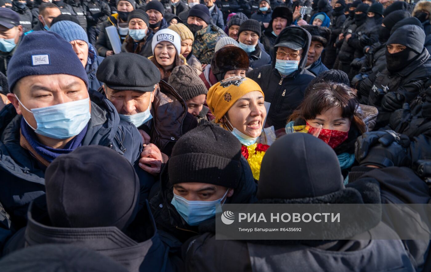 Протесты в Казахстане