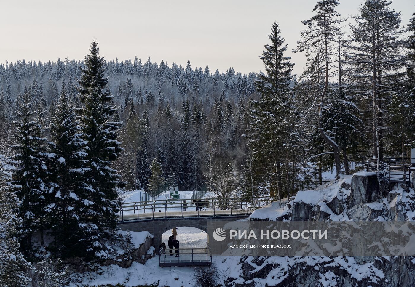 Горный парк "Рускеала" в Карелии