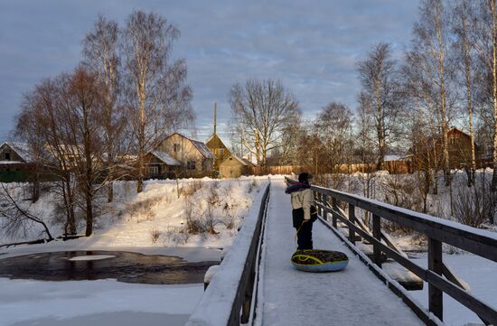 Зима в Карелии