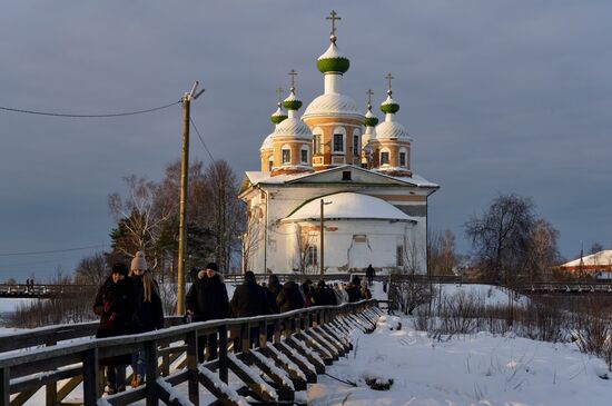 Зима в Карелии