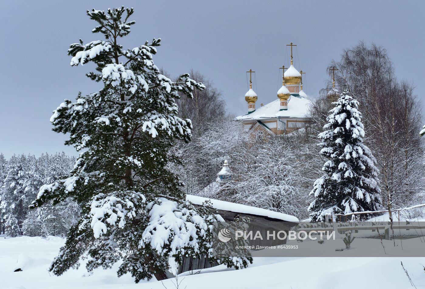 Зима в Карелии