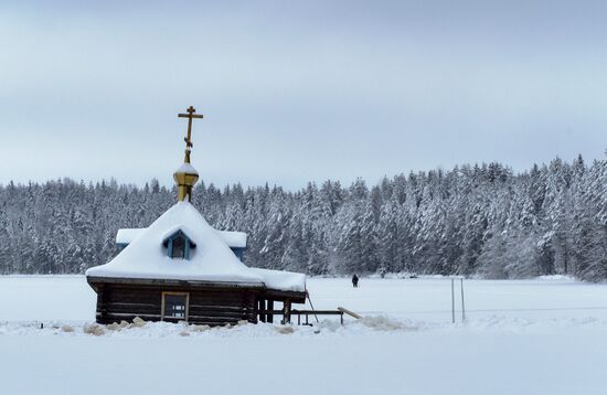 Зима в Карелии