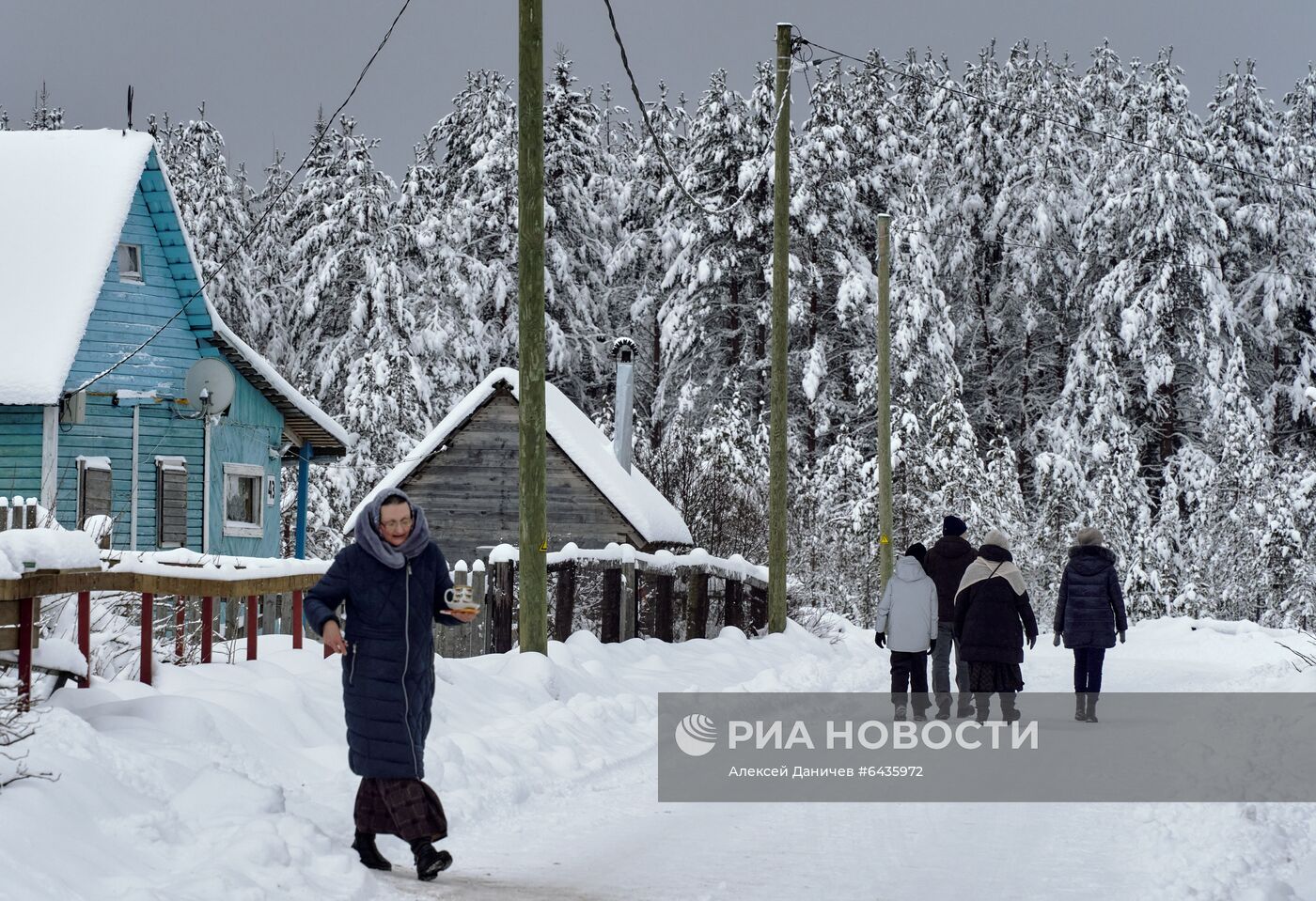 Зима в Карелии