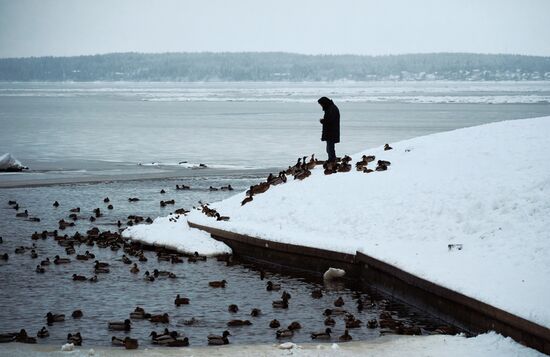 Зима в Карелии