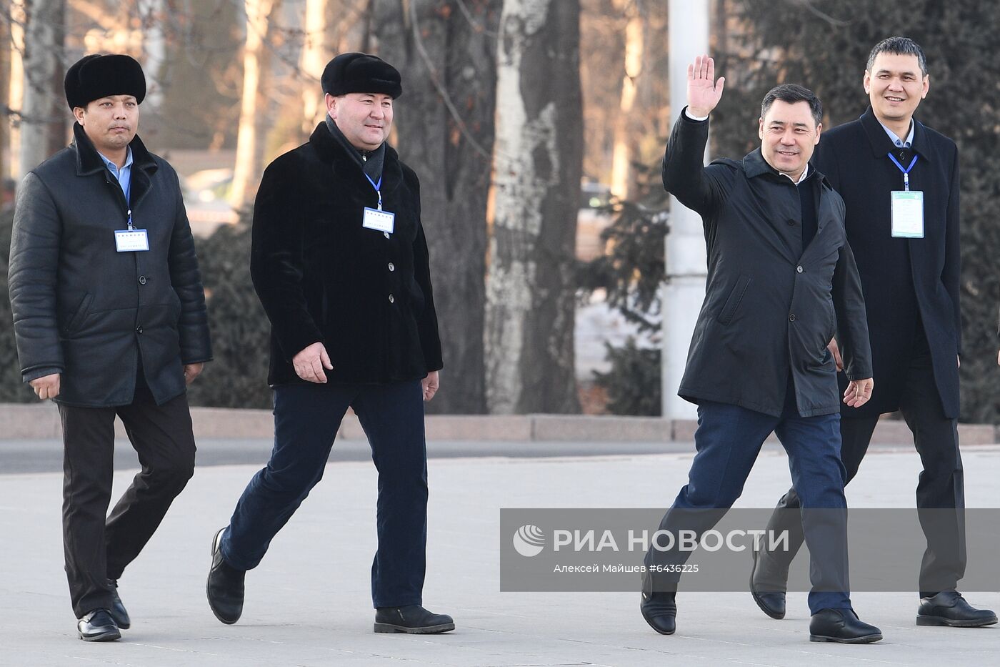 Митинг сторонников С. Жапарова в Бишкеке