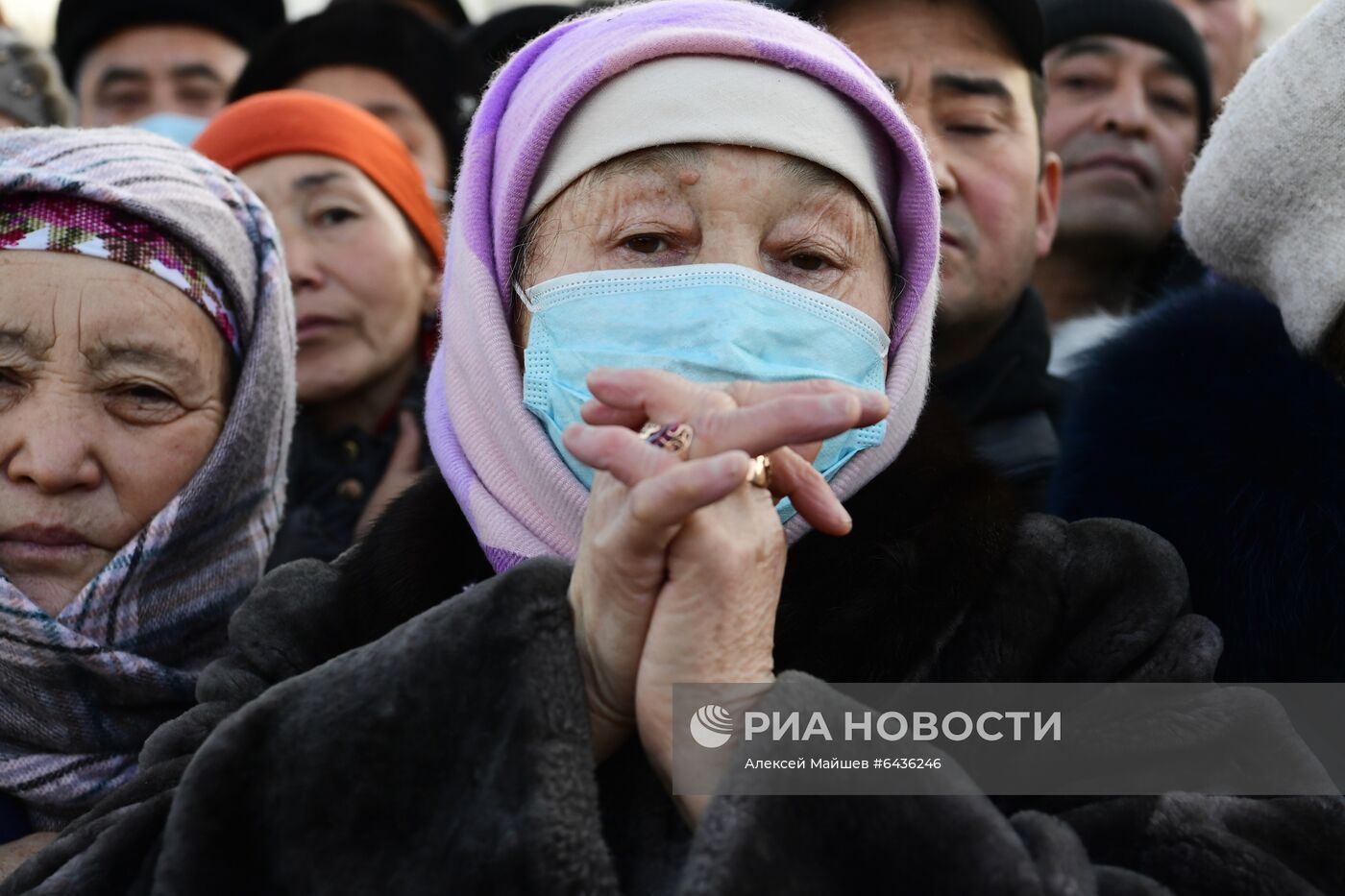 Митинг сторонников С. Жапарова в Бишкеке