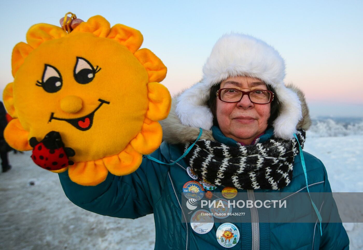 Встреча солнца в Мурманске