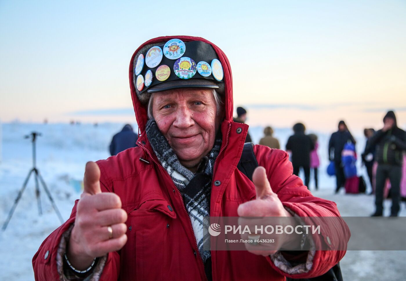 Встреча солнца в Мурманске