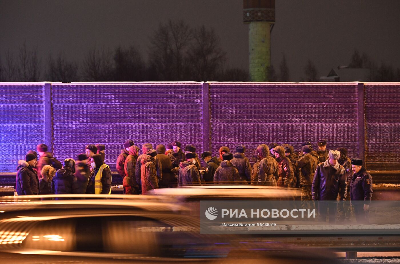 ДТП с военными автобусами в Подмосковье
