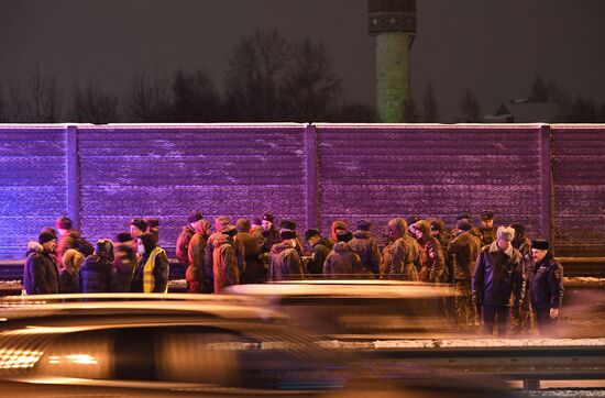ДТП с военными автобусами в Подмосковье