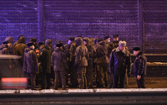 ДТП с военными автобусами в Подмосковье