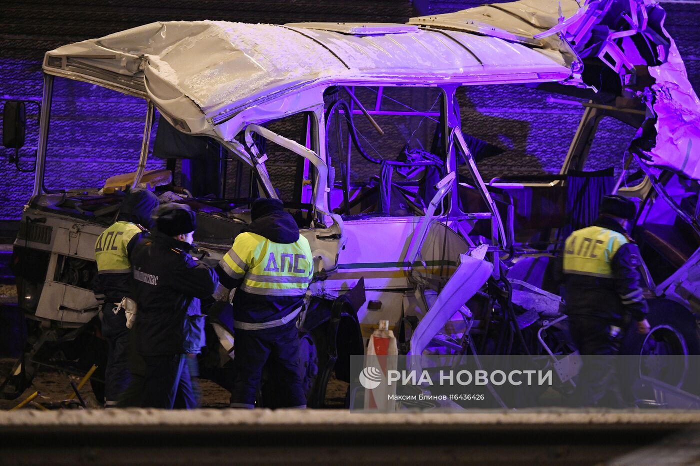 ДТП с военными автобусами в Подмосковье