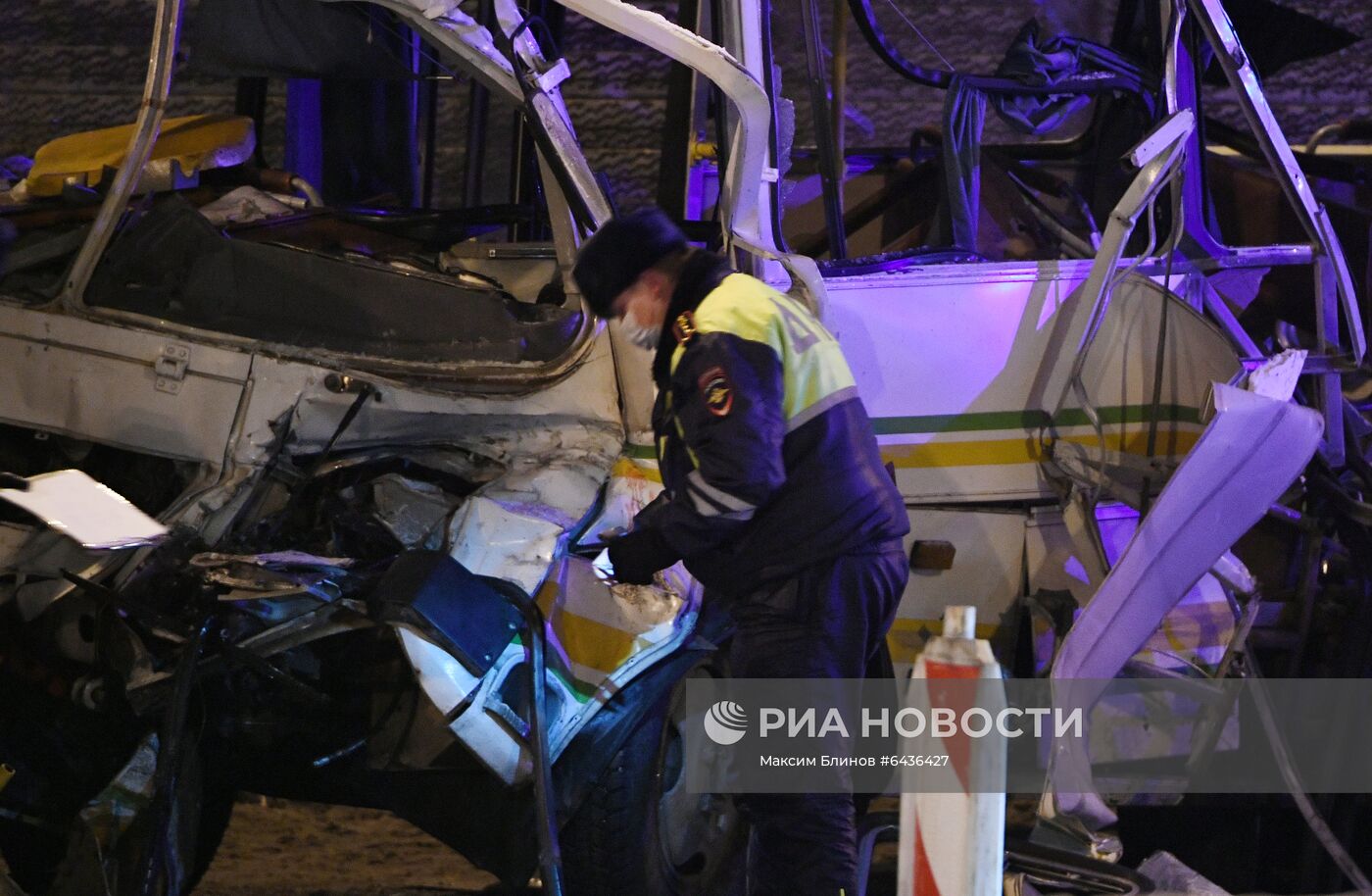 ДТП с военными автобусами в Подмосковье