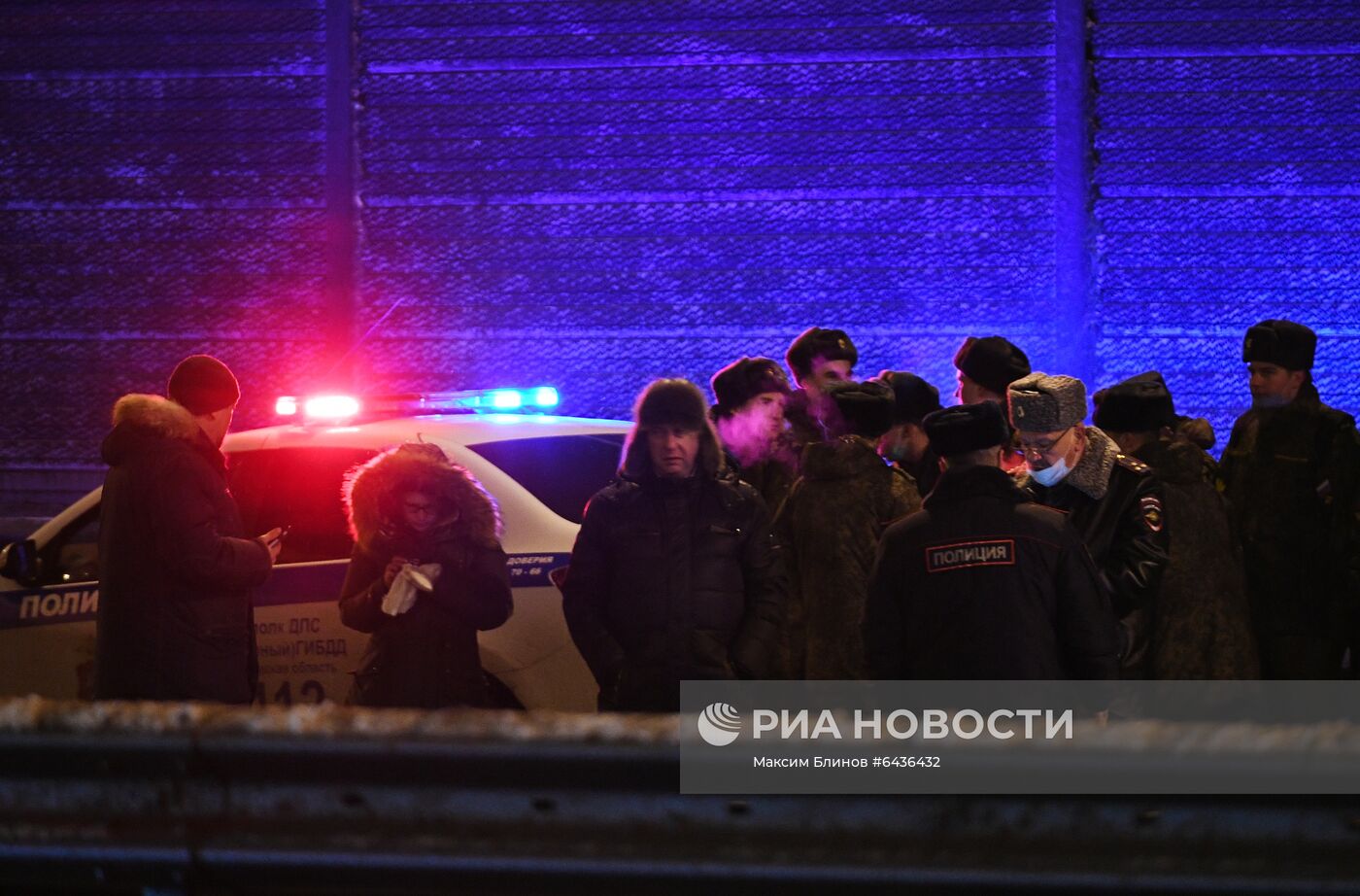 ДТП с военными автобусами в Подмосковье