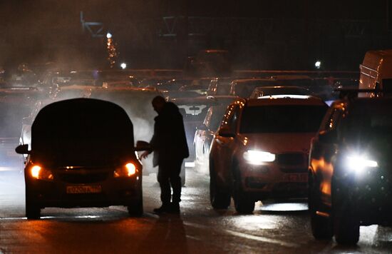 ДТП с военными автобусами в Подмосковье