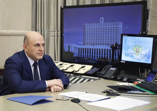 Премьер-министр РФ М. Мишустин провел заседание Координационного совета при правительстве РФ по борьбе с коронавирусом