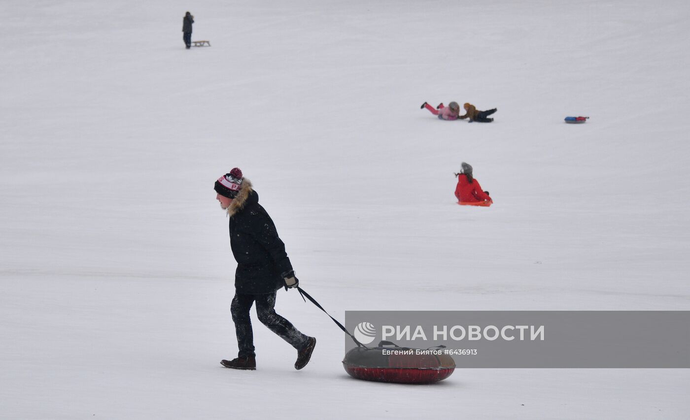 Зима в Москве