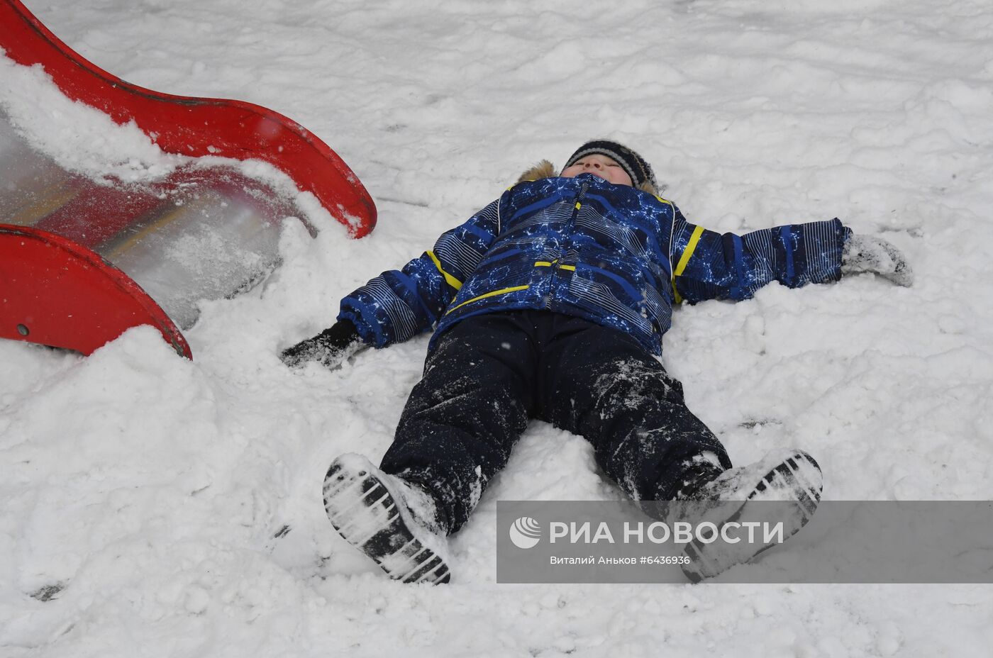 Снегопад во Владивостоке