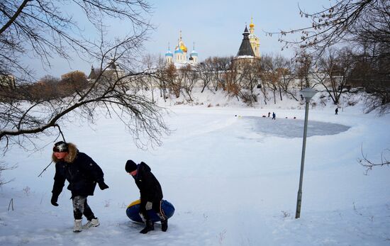 Зима в Москве