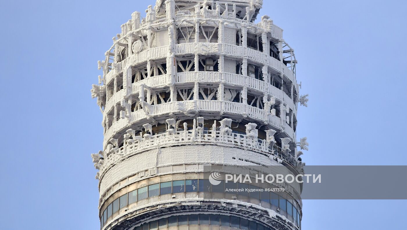 Останкинская телебашня в Москве