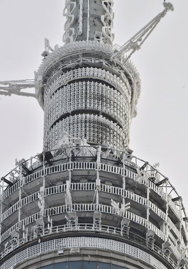 Останкинская телебашня в Москве