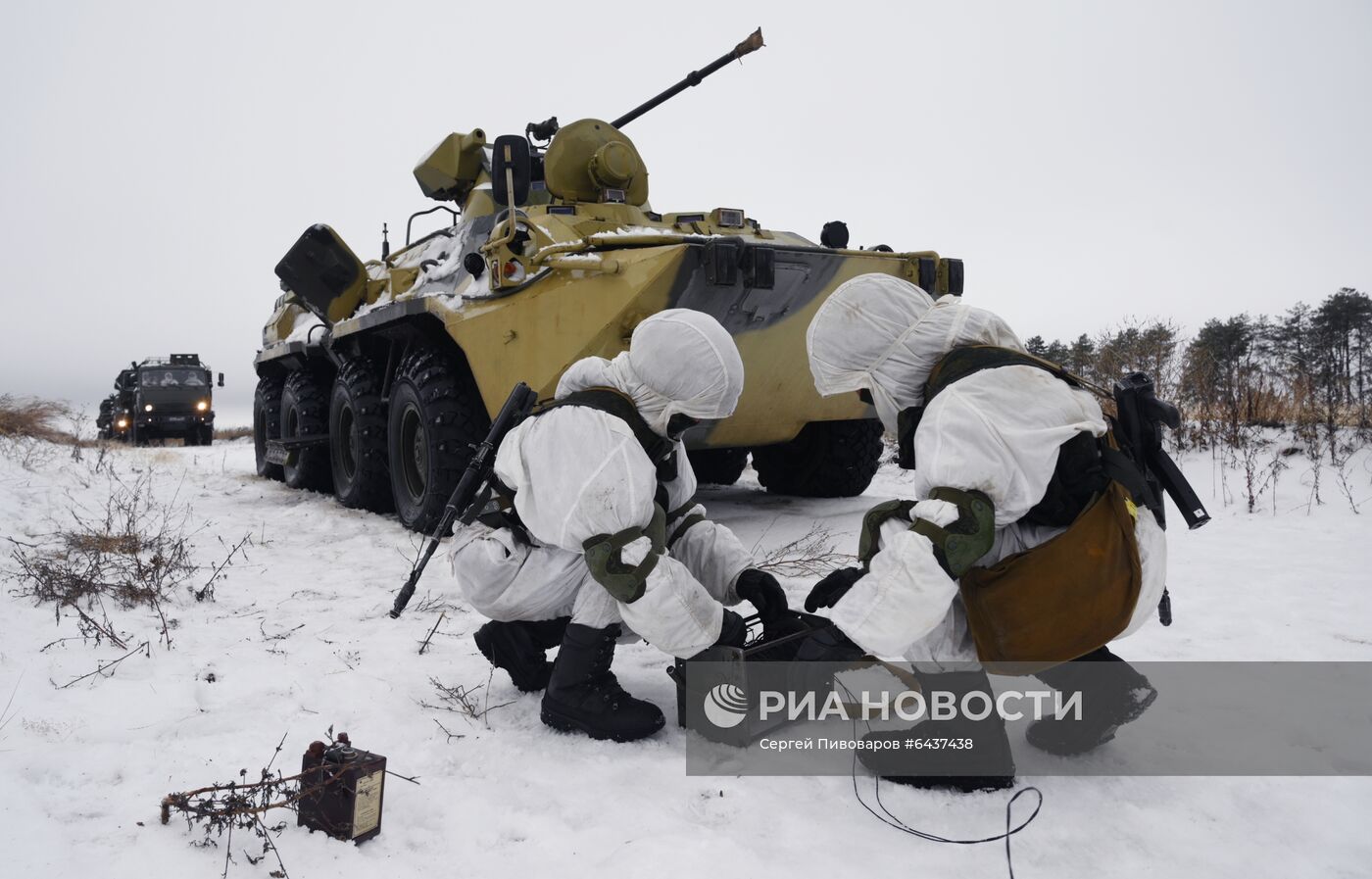 Учения инженерно-штурмового подразделения ЮВО в Ростовской области