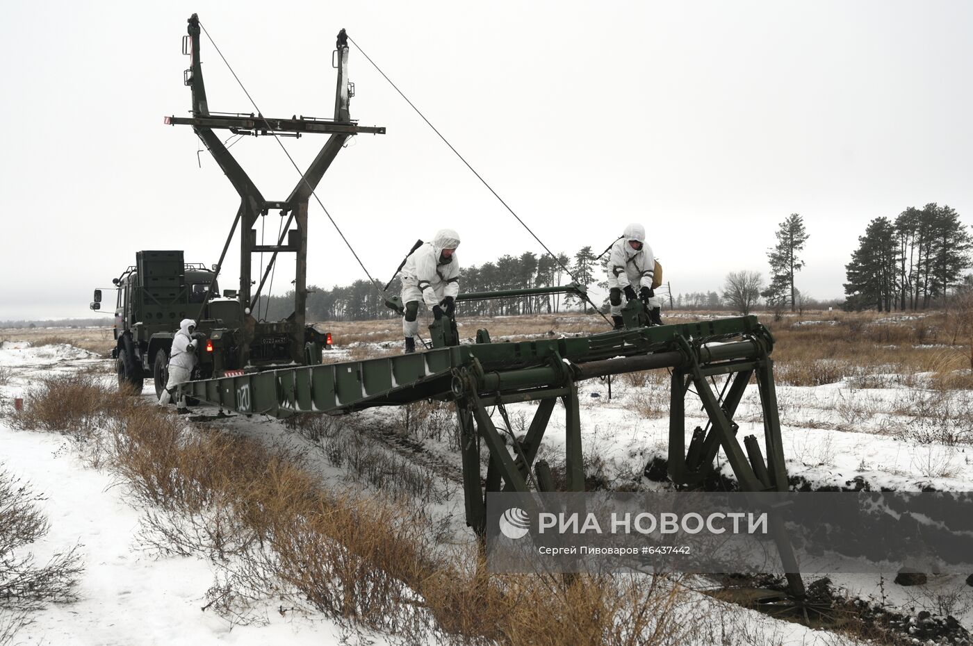 Учения инженерно-штурмового подразделения ЮВО в Ростовской области