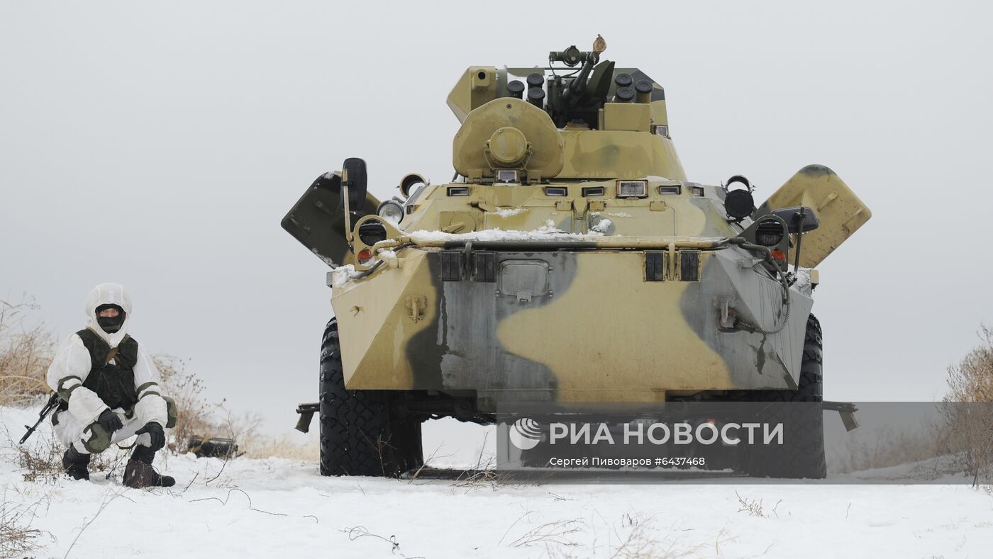 Учения инженерно-штурмового подразделения ЮВО в Ростовской области