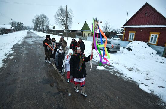 Праздник Щедрый вечер в Белоруссии