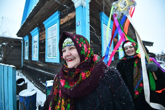 Праздник Щедрый вечер в Белоруссии