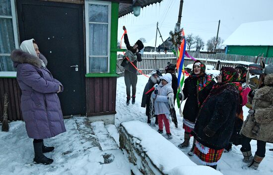 Праздник Щедрый вечер в Белоруссии