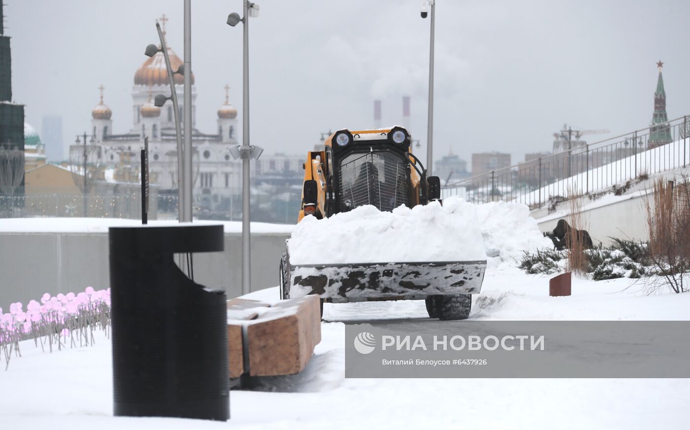 Снегопад в Москве