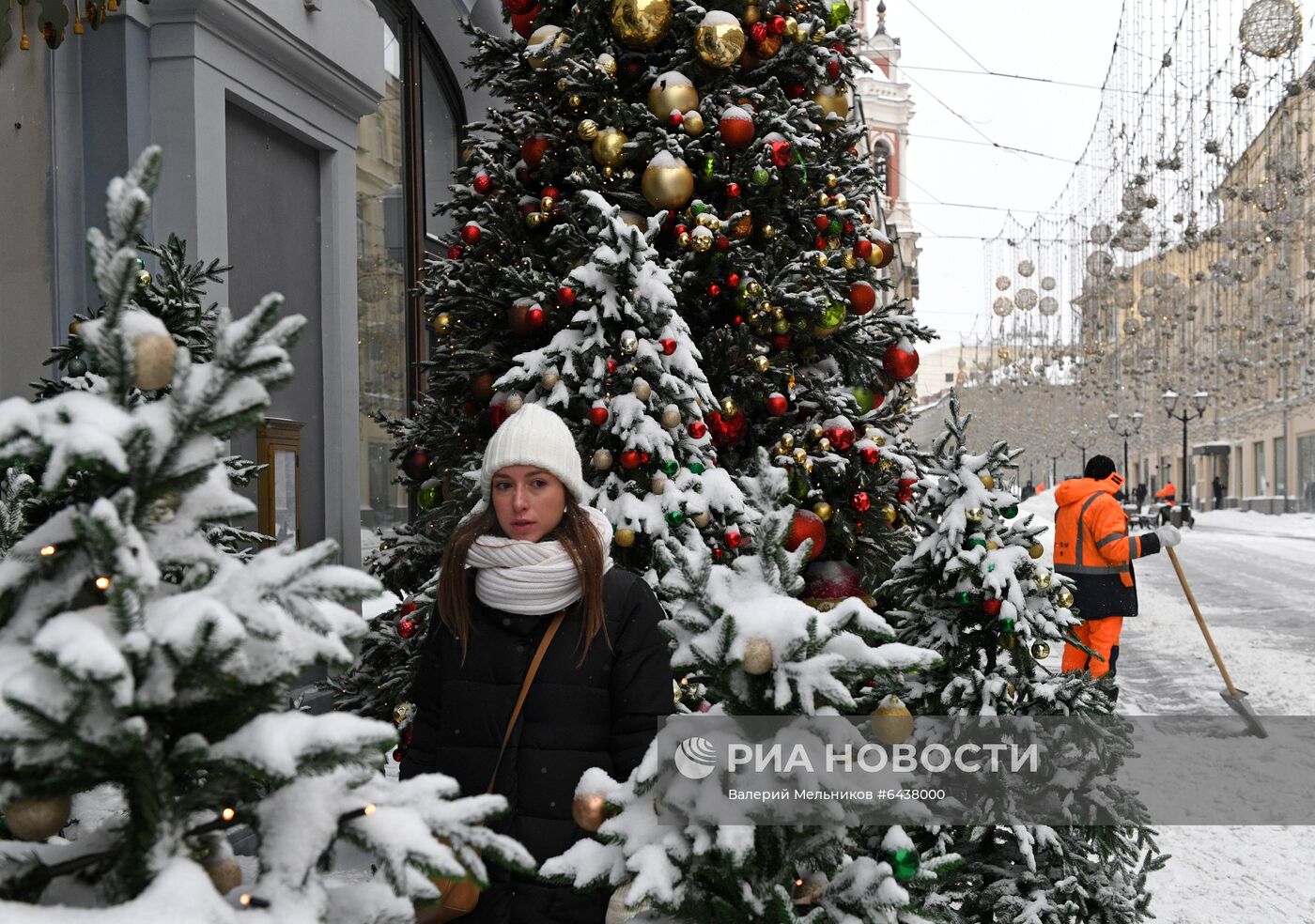 Снегопад в Москве