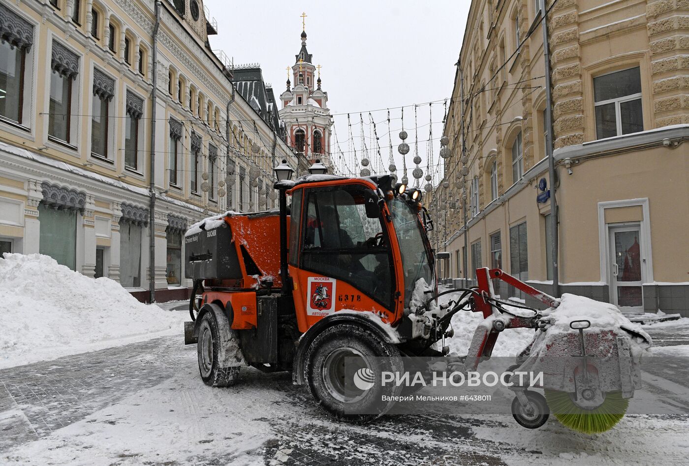 Снегопад в Москве