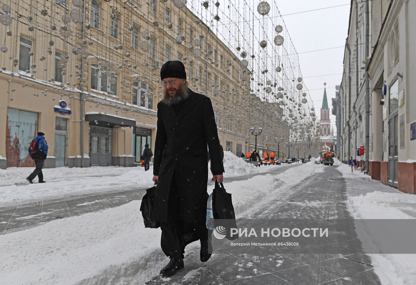 Снегопад в Москве