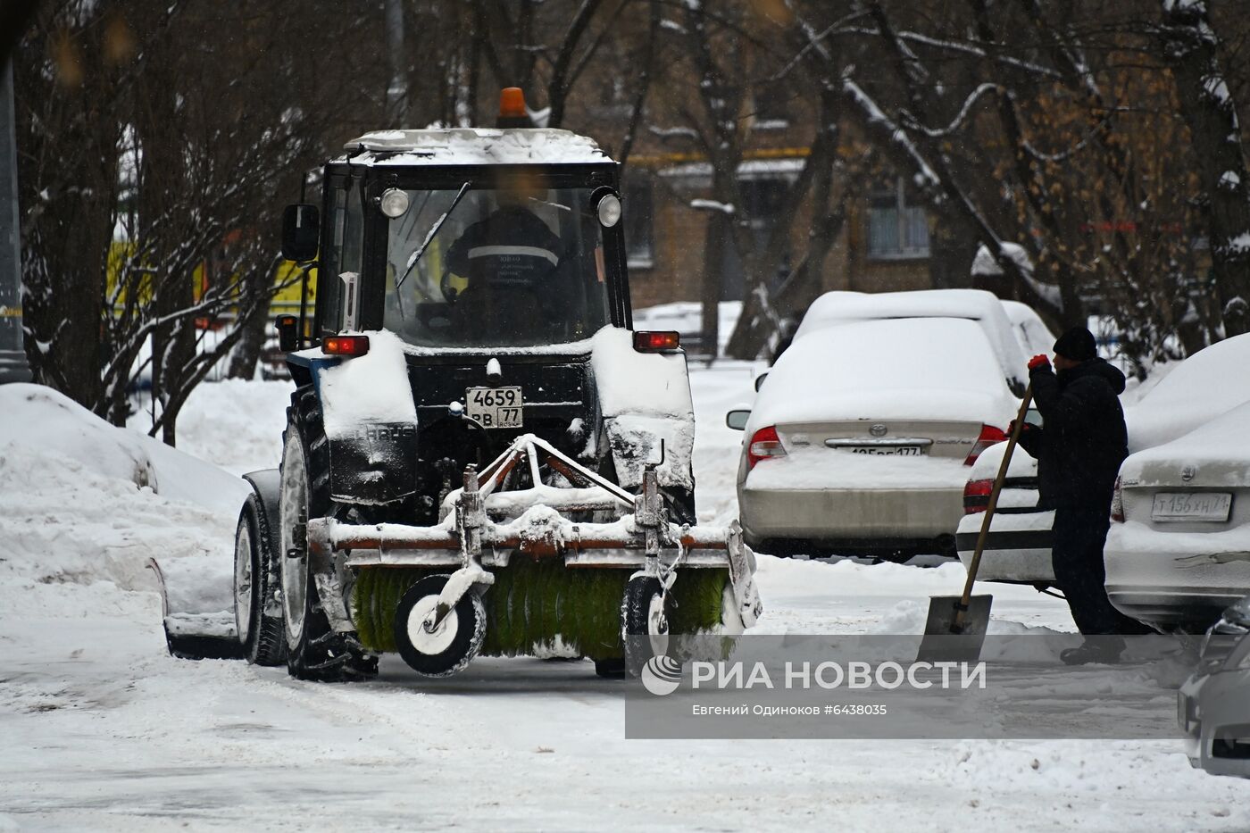 Снегопад в Москве
