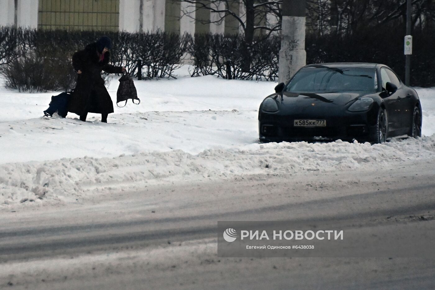 Снегопад в Москве