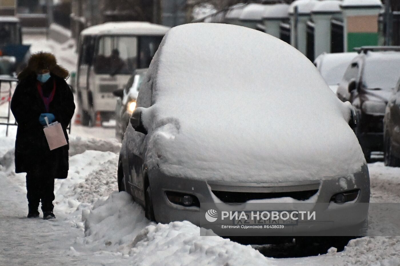 Снегопад в Москве