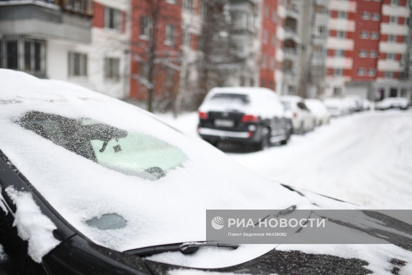 Снегопад в Москве