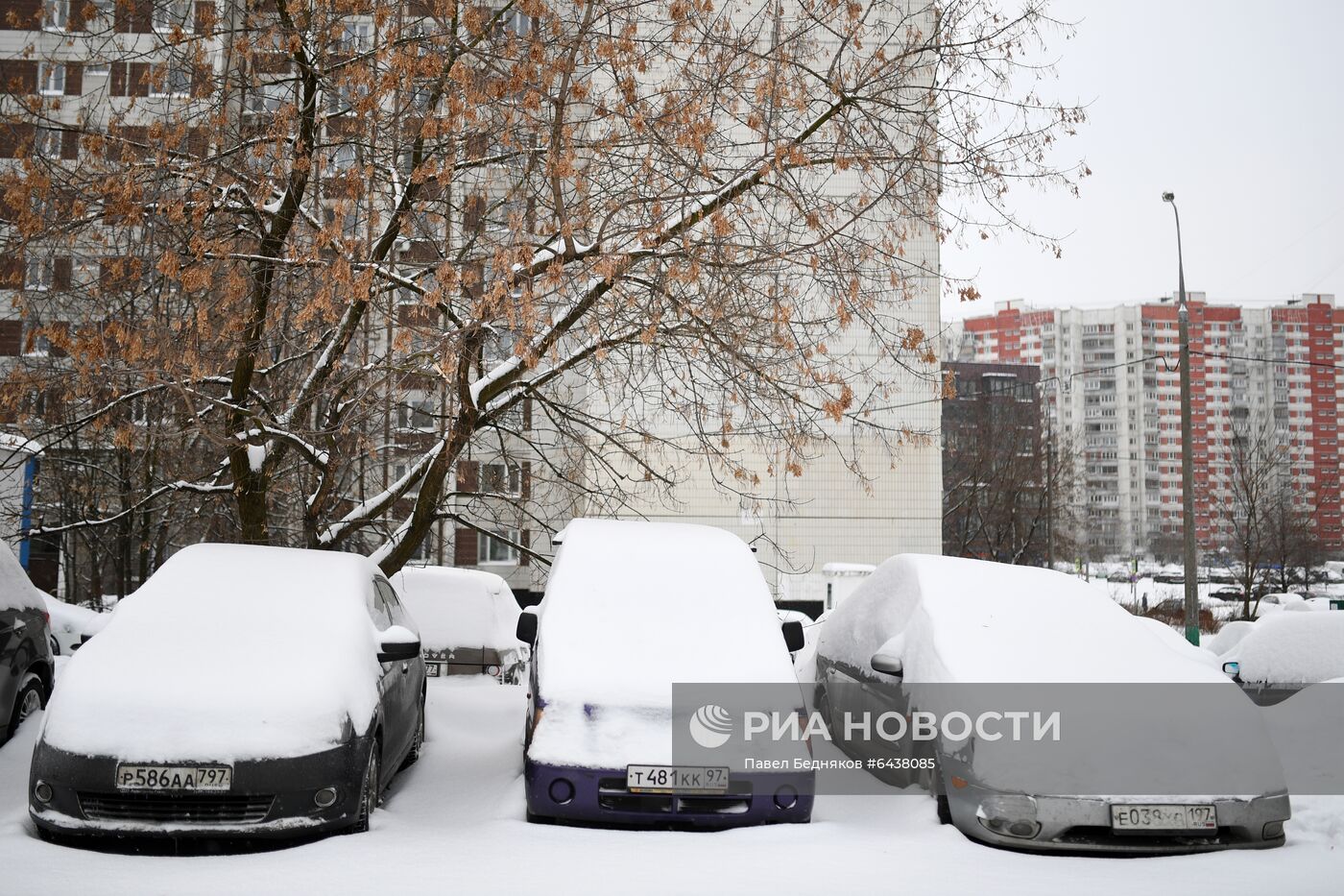 Снегопад в Москве