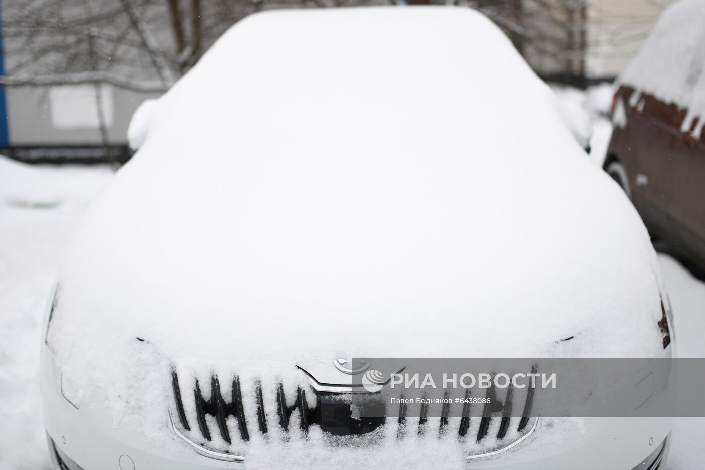 Снегопад в Москве