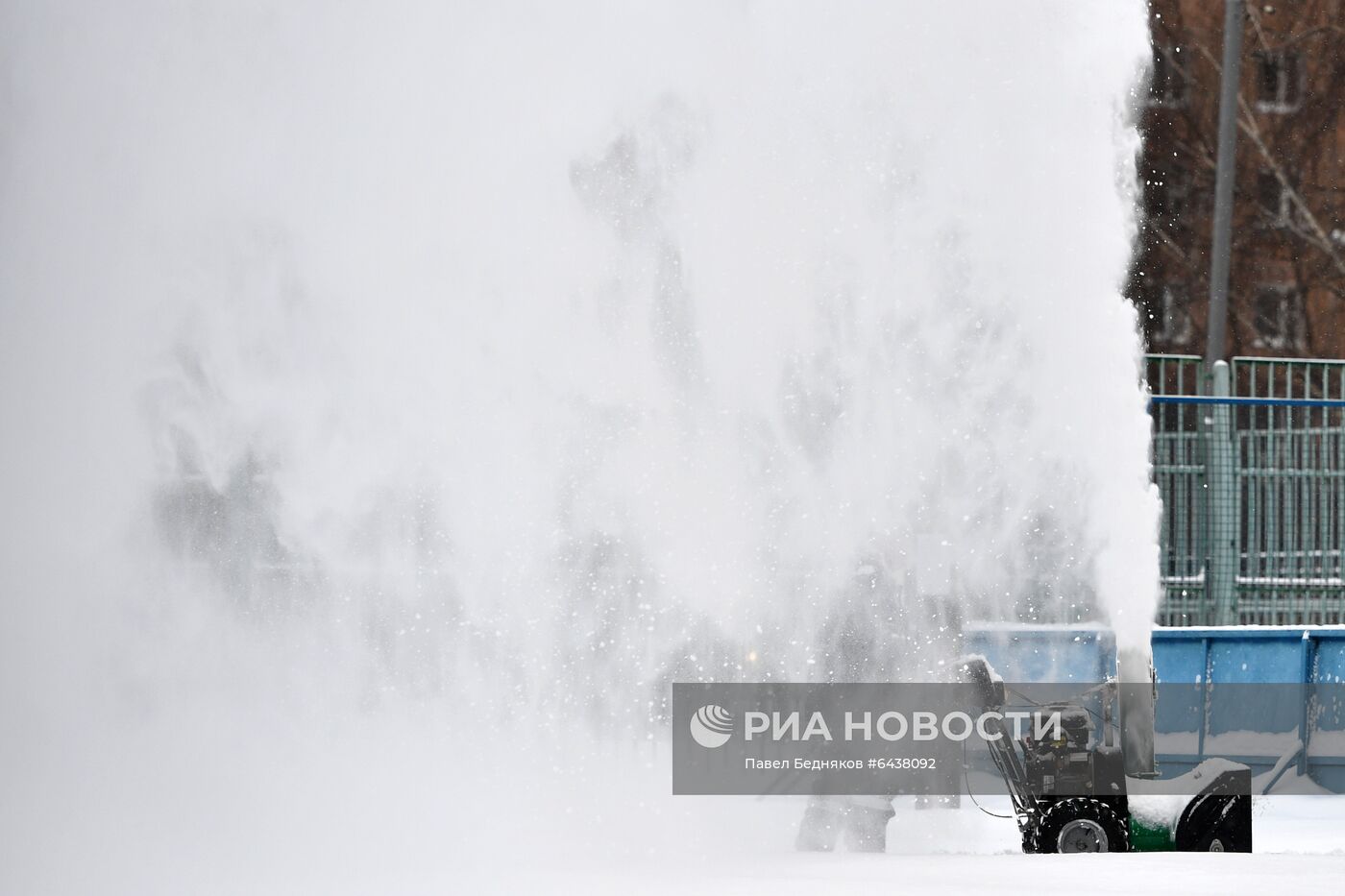 Снегопад в Москве