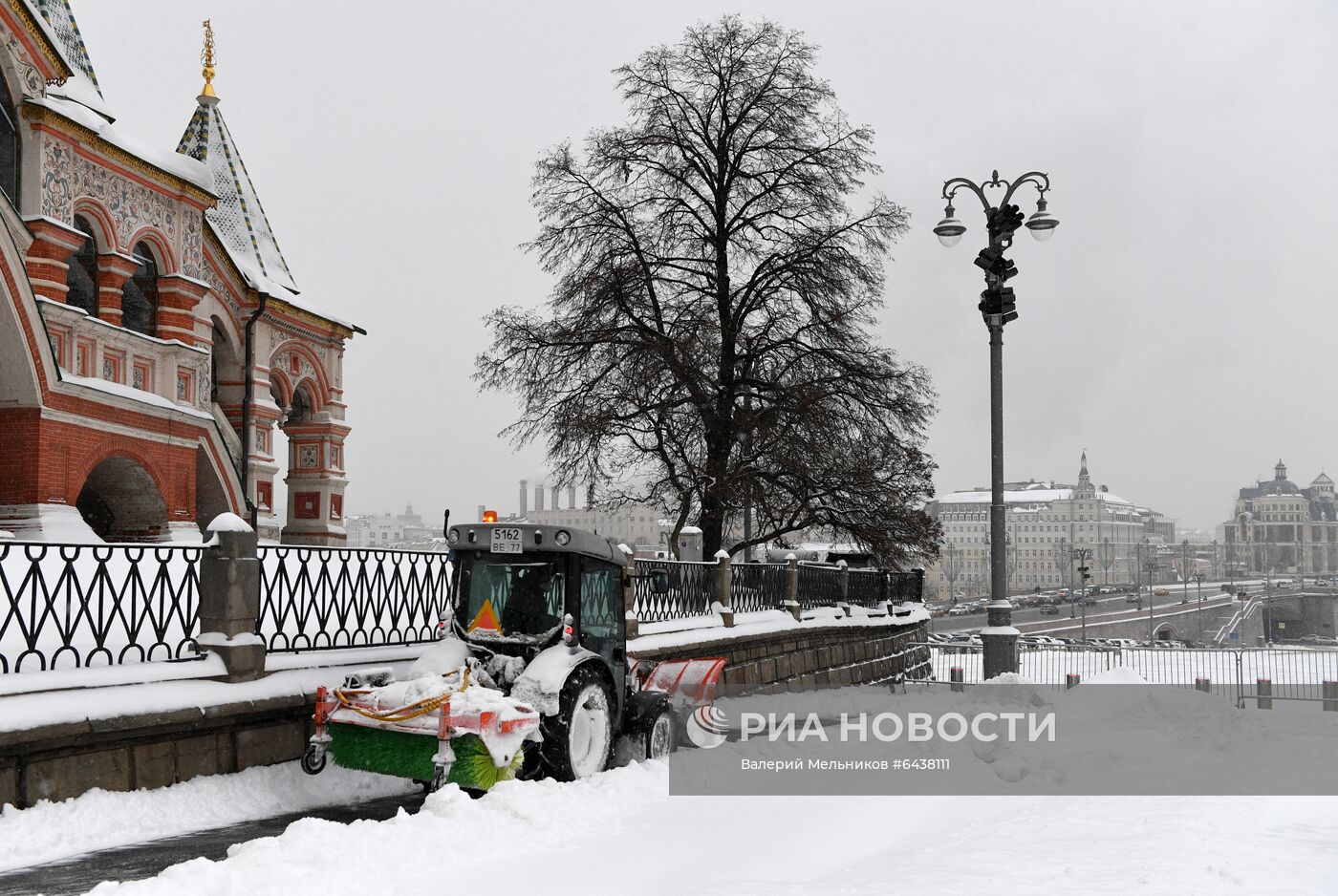 Снегопад в Москве