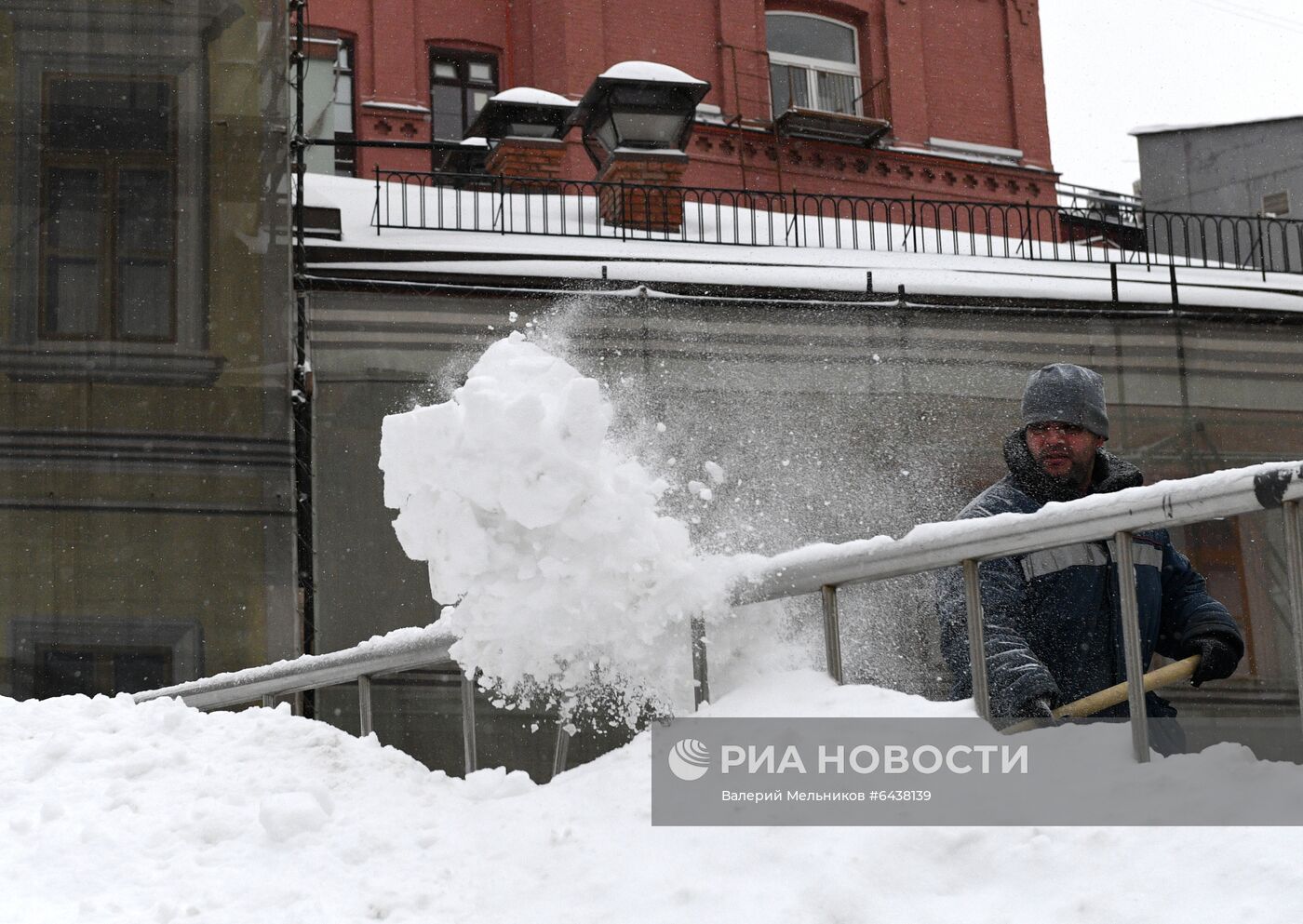 Снегопад в Москве