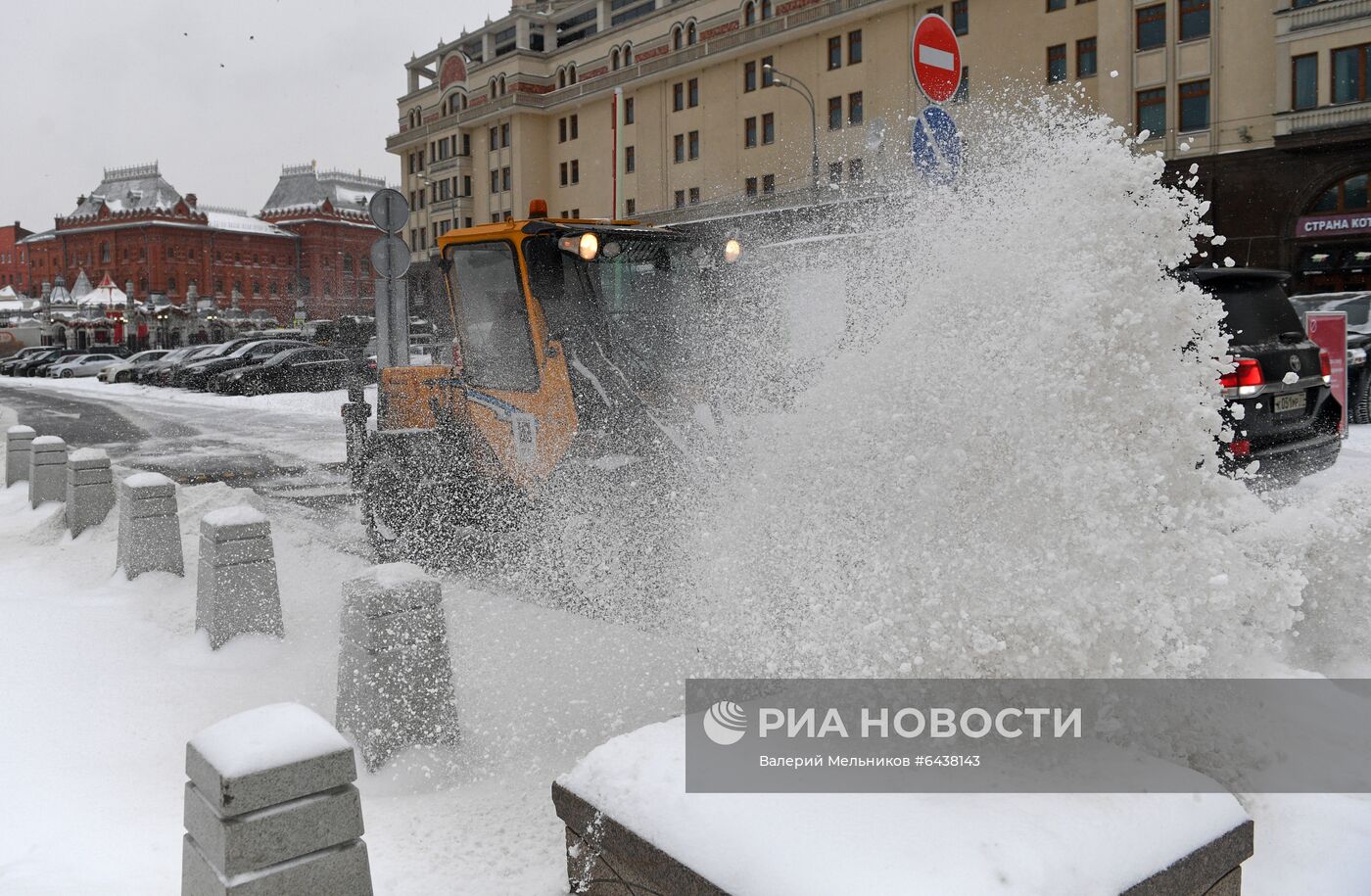 Снегопад в Москве