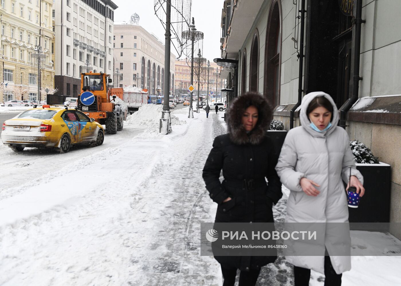 Снегопад в Москве