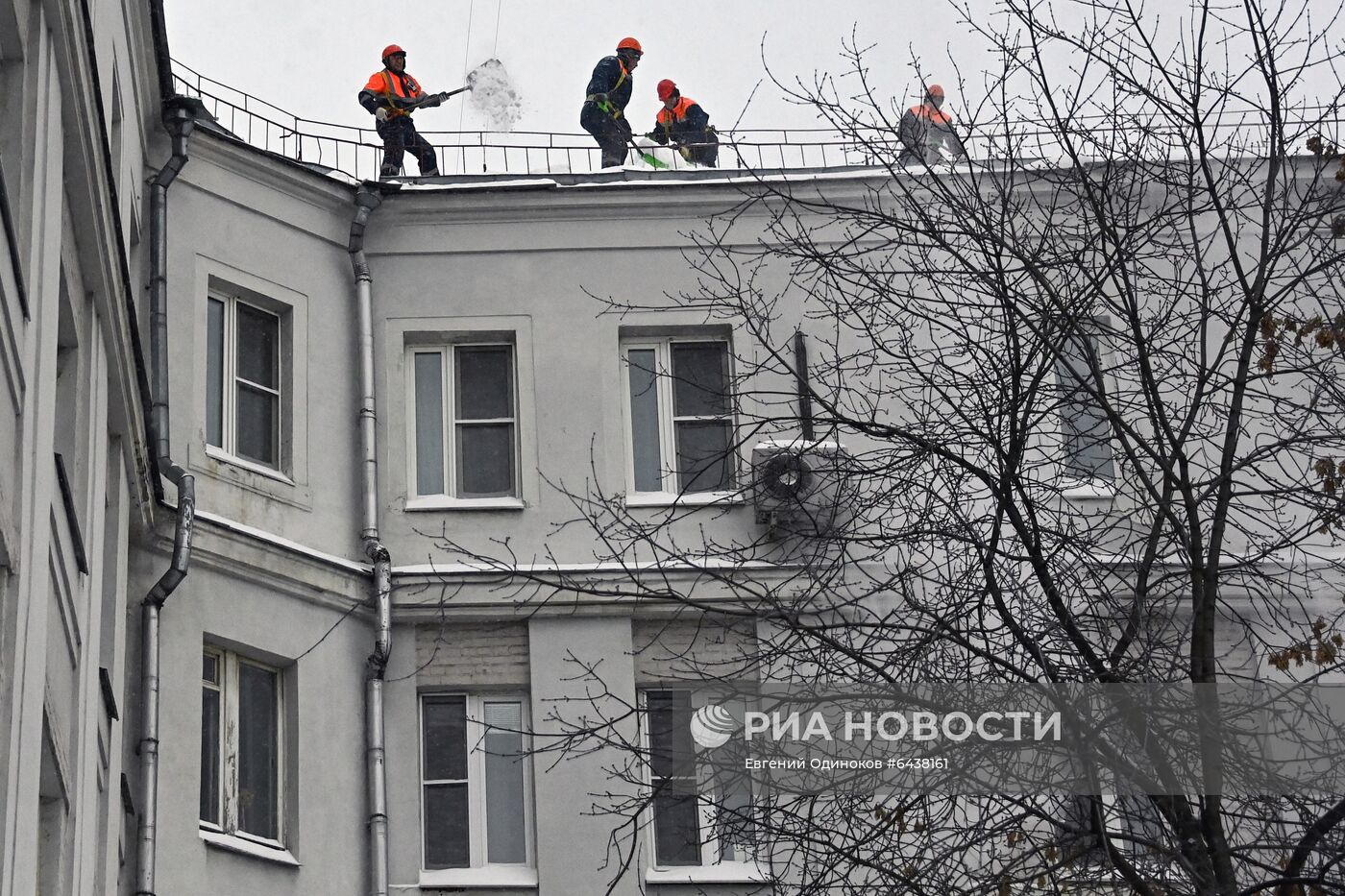 Снегопад в Москве
