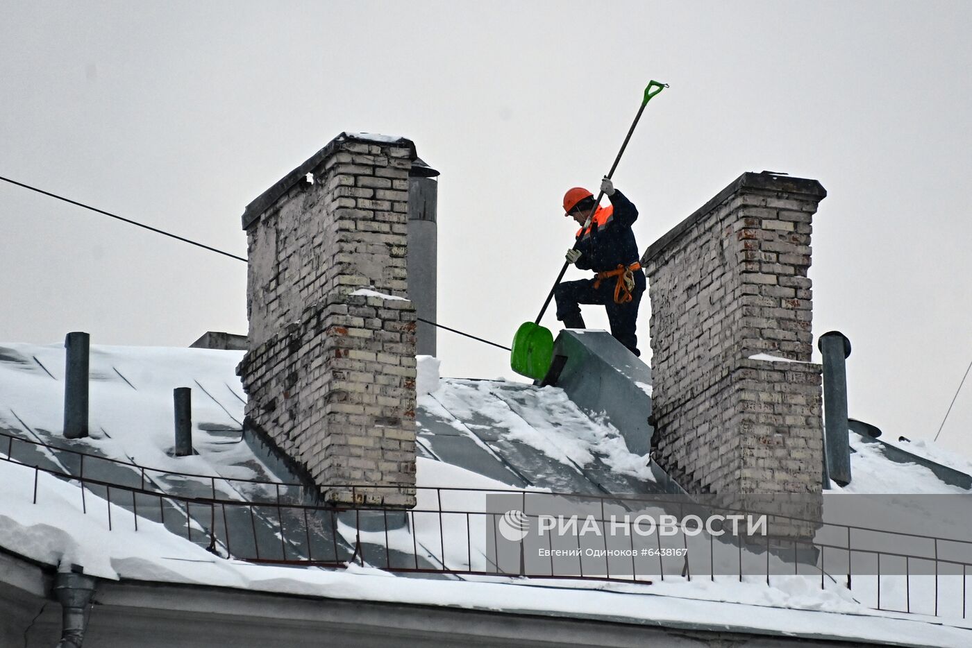 Снегопад в Москве