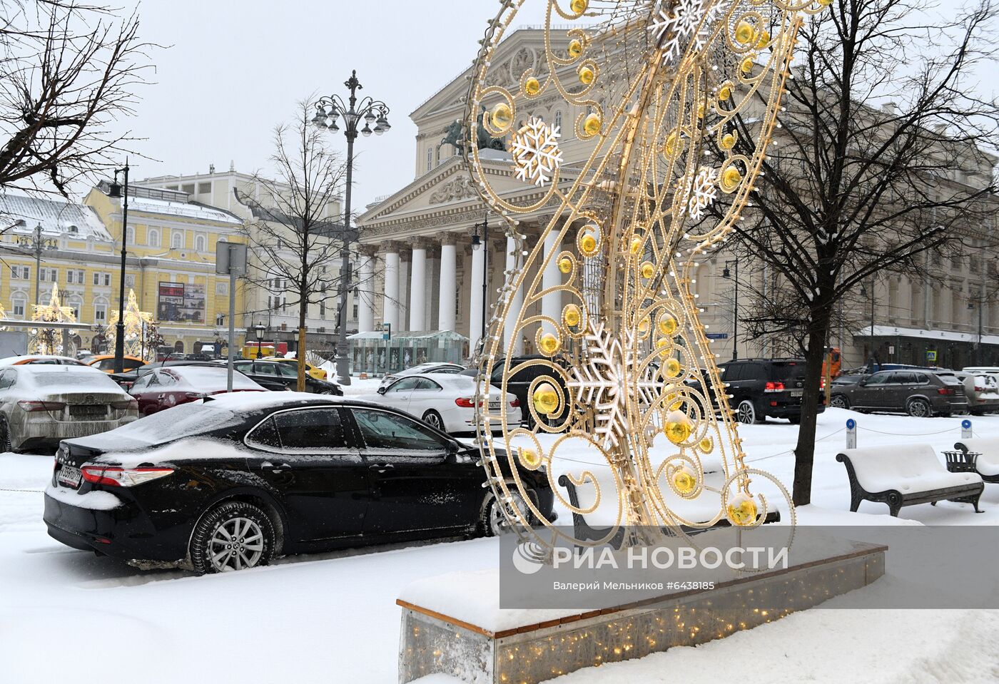 Снегопад в Москве